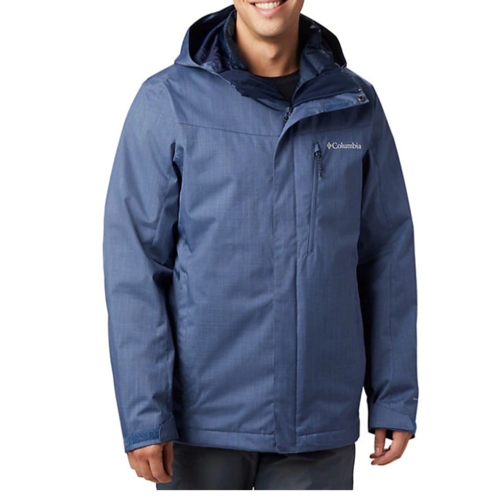 Columbia Men’s Medium Wirlibird IV Interchange Jacket NWT Dark Blue WARM